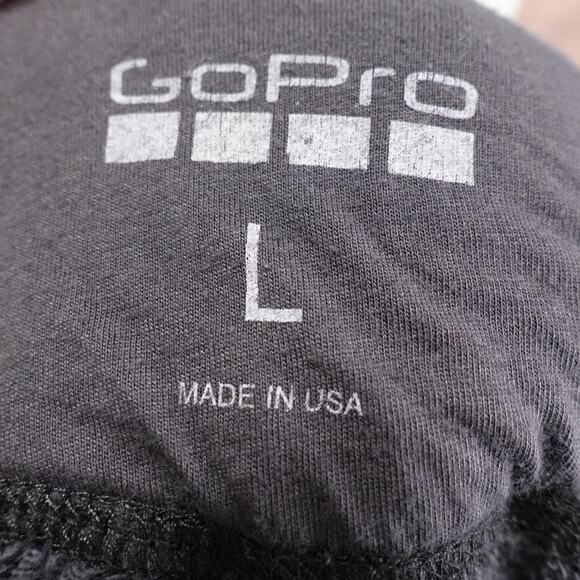 GoPro Hoodie Mens Large Full Zip Sweatshirt Made USA Graphic Pullover - Picture 7 of 9